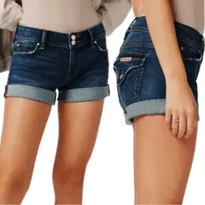 Hudson Jeans Blue Jean Shorts with Rolled Cuffs